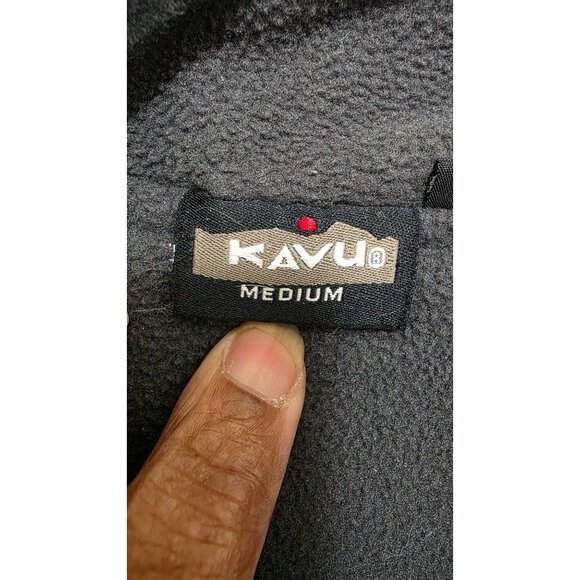 Kavu Men's Plaid Skater Utility Jacket Fleece Lining Black/Gray/Red Size Medium - Picture 7 of 8